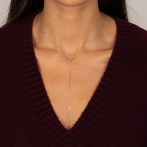 Diamond By The Yard Lariat 14K