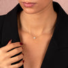  Diamond Pave Disc Pendant Necklace 14K - Adina Eden's Jewels