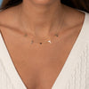  Solid Hebrew Scattered Name Necklace - Adina Eden's Jewels