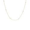 14K Gold Solid Ball Chain Necklace 14K - Adina Eden's Jewels