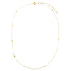  Solid Ball Chain Necklace 14K - Adina Eden's Jewels