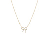 14K Gold Diamond Bow Tie Pendant Necklace 14K - Adina Eden's Jewels