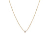 14K Gold Diamond Mini Trio Cluster Necklace 14K - Adina Eden's Jewels