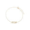  Diamond Pave Ima Nameplate Bracelet 14K - Adina Eden's Jewels