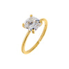  Lab Grown Diamond Cushion Cut Engagement Ring 14K - Adina Eden's Jewels