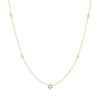 14K Gold Diamond X Bezel Star of David Necklace 14K - Adina Eden's Jewels