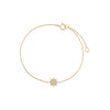 14K Gold Diamond Pave Starburst Bracelet 14K - Adina Eden's Jewels