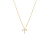14K Gold / Aries Diamond Pave Zodiac Necklace 14K - Adina Eden's Jewels