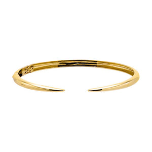 Solid Thin Claw Bangle Bracelet 14K - Adina Eden's Jewels