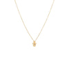 14K Gold Diamond Solitaire Hamsa Necklace 14K - Adina Eden's Jewels