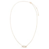  Diamond Ima Nameplate Necklace 14K - Adina Eden's Jewels