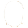 14K Gold Tiny Solid Scattered Mama Necklace 14K - Adina Eden's Jewels