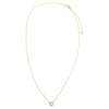  Diamond Pave Colored Stone Heart Necklace 14K - Adina Eden's Jewels