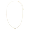  Diamond Marquise Mini Curved Bar Necklace 14K - Adina Eden's Jewels