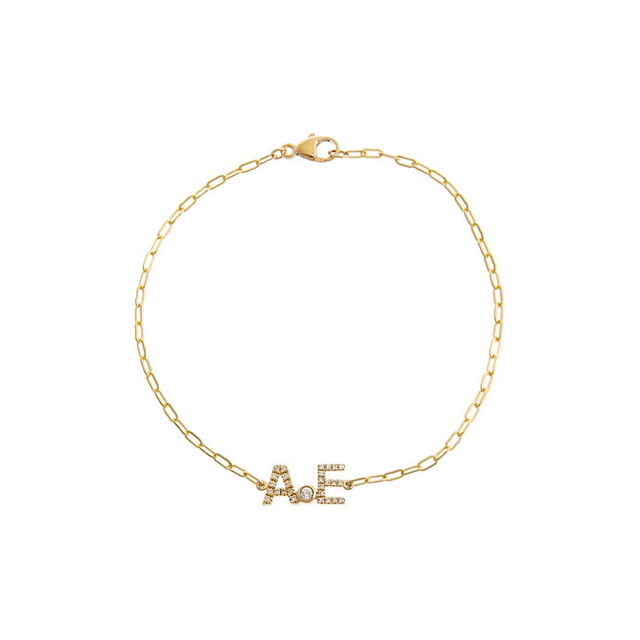 14k Gold Letter Bracelet, Solid Gold Initial Bracelet, Womens Moving Charm  Bracelet, Custom Bracelet, Personalized Jewelry Gifts - Etsy