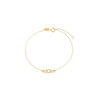 14K Gold Solid Mom Nameplate Bracelet 14K - Adina Eden's Jewels