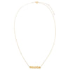  Solid Mama Nameplate Necklace 14K - Adina Eden's Jewels