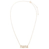  Diamond Pave Mama Nameplate Necklace 14K - Adina Eden's Jewels