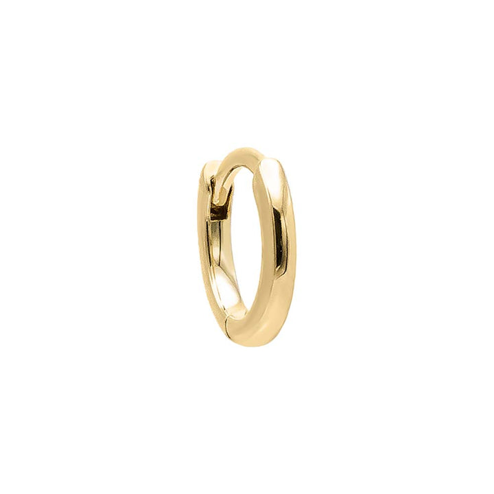 14K Gold / Single Solid Mini Cartilage Huggie Earring 14K - Adina Eden's Jewels