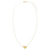  Solid Heart Pendant Necklace 14K - Adina Eden's Jewels