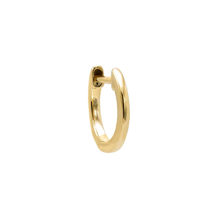 14K Gold / Single / 11MM Solid Huggie Earring 14K - Adina Eden's Jewels