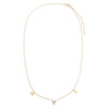  Diamond Pave Heart X Double Initial Necklace 14K - Adina Eden's Jewels