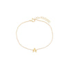 14K Gold Solid Initial Bracelet 14K - Adina Eden's Jewels