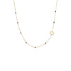 14K Gold Sapphire Blue Bezel Star Of David Necklace 14K - Adina Eden's Jewels