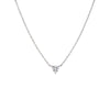 Lab Grown Diamond Heart Solitaire Necklace 14K - Adina Eden's Jewels