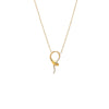 14K Gold Diamond Snake Necklace 14K - Adina Eden's Jewels