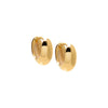 Bold Dome Huggie Earring 14K - Adina Eden's Jewels