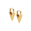 Geometric V-Shaped Drop Earring 14K - Adina Eden's Jewels
