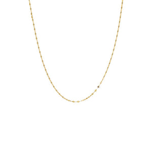 14K Gold Dainty Mariner Chain Necklace 14K - Adina Eden's Jewels