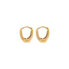 Bold Dome Huggie Earring 14K - Adina Eden's Jewels