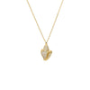 Gold Pave Conch Pendant Necklace - Adina Eden's Jewels