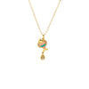 Turquoise Colorful Enamel Fish Pendant Necklace - Adina Eden's Jewels