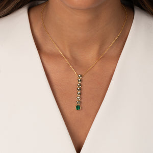 Solid Multi Shape Colored Drop Necklace - Adina Eden's Jewels