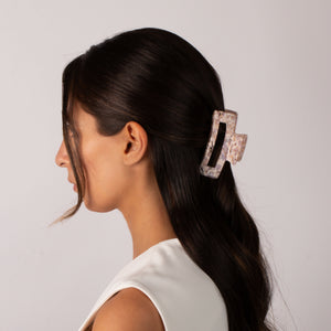 Large Open Rectangle Hair Claw Clip - Adina Eden's Jewels