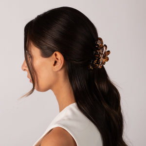 Large Ruffle Classic Hair Claw Clip - Adina Eden's Jewels