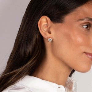 Lab Grown Diamond 6 Carat Oval Stud Earring - Adina Eden's Jewels