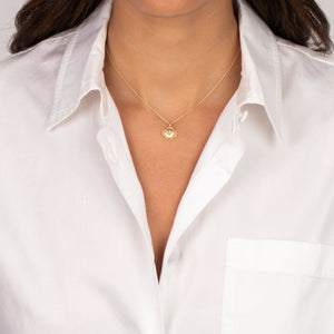 Diamond Colored Stone 3D Clover Necklace 14K - Adina Eden's Jewels