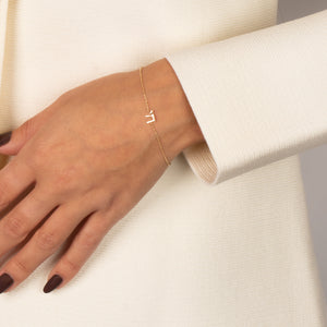 Solid Chai Bracelet 14K - Adina Eden's Jewels