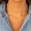 Dangling Pearl Clusters Necklace - Adina Eden's Jewels