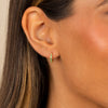  Colored Pavé Huggie Earring - Adina Eden's Jewels