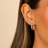  Chunky Solid U-Shape Huggie Earring - Adina Eden's Jewels