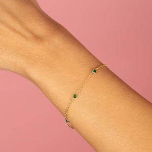  Colored Diamond By The Yard Bracelet - Adina Eden's Jewels