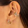  Pastel Multi Shape Huggie Earring - Adina Eden's Jewels