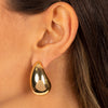  Adina Eden Eden Solid Chunky Drop Stud Earring - Adina Eden's Jewels