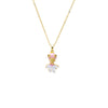 Pink Pink Enamel Swimmy Fish Pendant Necklace - Adina Eden's Jewels