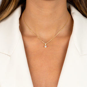 Double Dangle CZ Necklace - Adina Eden's Jewels